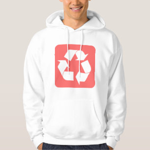 Recycling Sign - Tropical Pink Hoodie