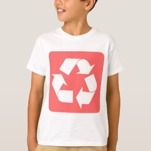 Recycling Sign - Tropical Pink T-Shirt