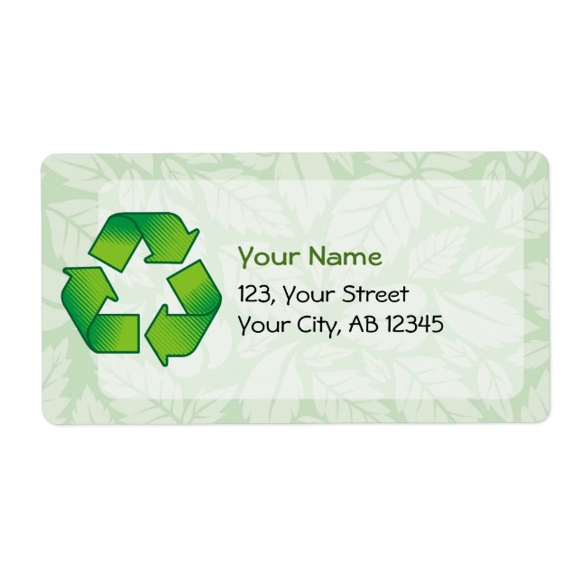 Recycling symbol (Front)