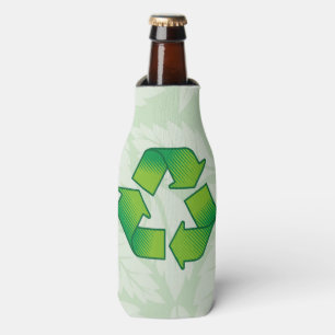 Recycling symbol bottle cooler