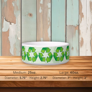 Recycling Symbol Bowl