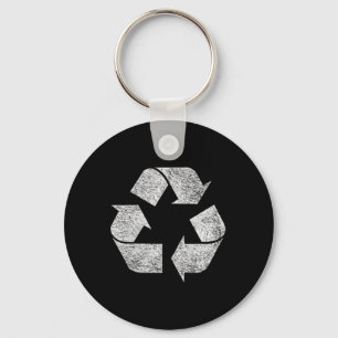 Recycling Symbol Logo Earth Day Green Deal Climate Key Ring