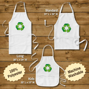 Recycling Symbol Long Apron