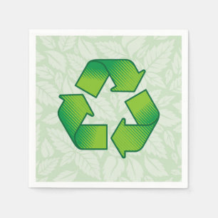 Recycling Symbol Napkin