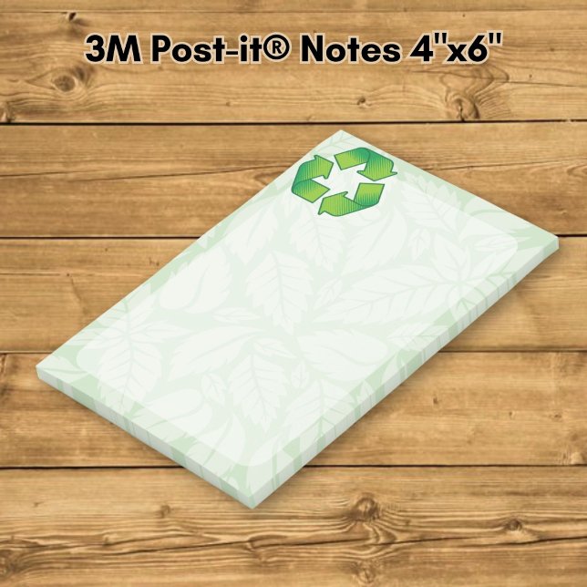 Recycling symbol post-it notes (Creator Uploaded)