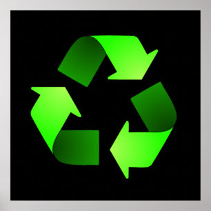 Recycling Symbol Poster