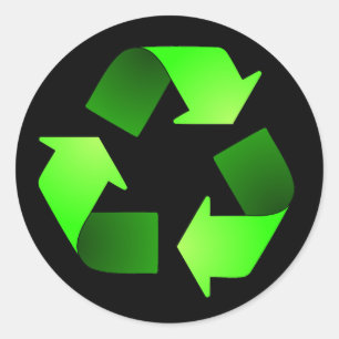 Recycling Symbol Sticker