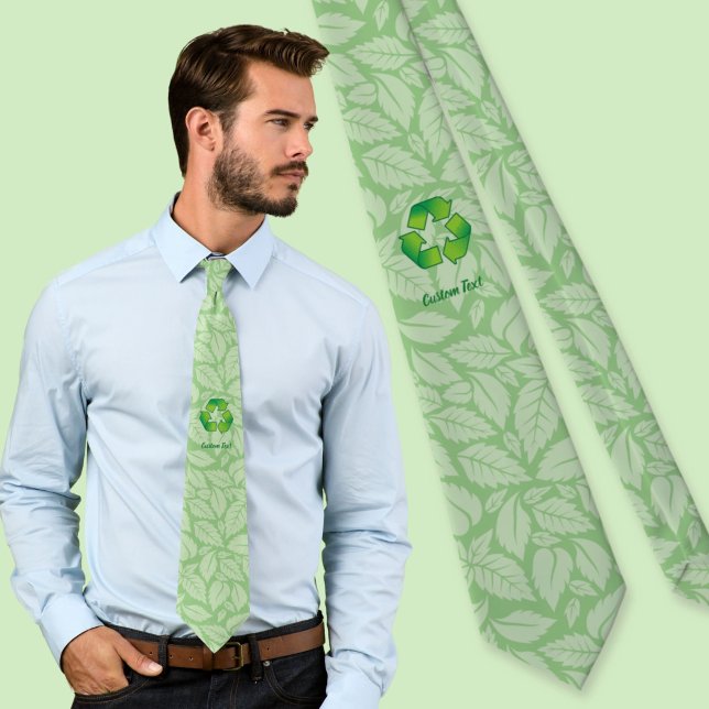 Recycling symbol tie (Creator Uploaded)