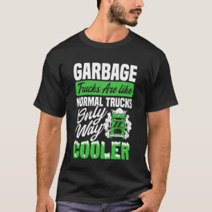 Recycling Trash Dumb Garbage Truck Kids Long Sleev T-Shirt