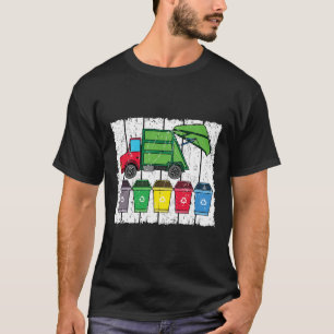 Recycling Trash Truck Environmentalist Recyclist E T-Shirt