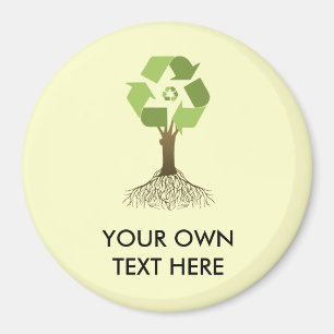 RECYCLING TREE MAGNET