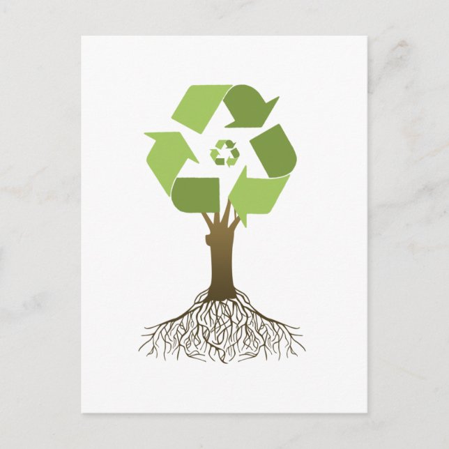 RECYCLING TREE POSTCARD (Front)