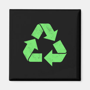 Recycling Vintage Logo Environmentalist Recycle Ea Magnet