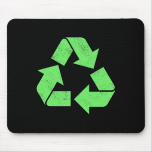 Recycling Vintage Logo Environmentalist Recycle Ea Mouse Pad