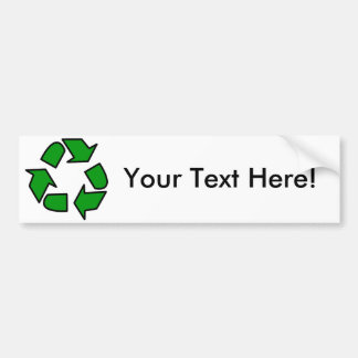 Recylce bumper sticker