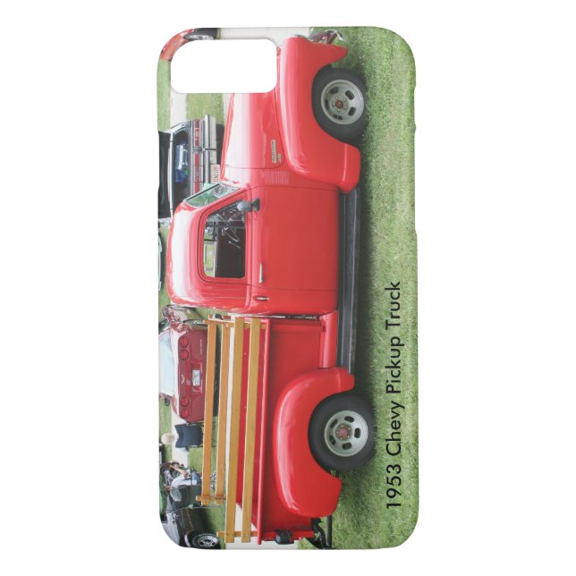Red 1953 Chevy Pickup Truck-iPhone 7 Case (Back)