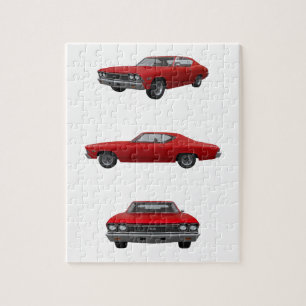 Red 1968 Chevelle SS: Jigsaw Puzzle