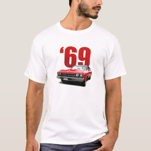 Red 1969 Chevelle coupe front view. T-Shirt