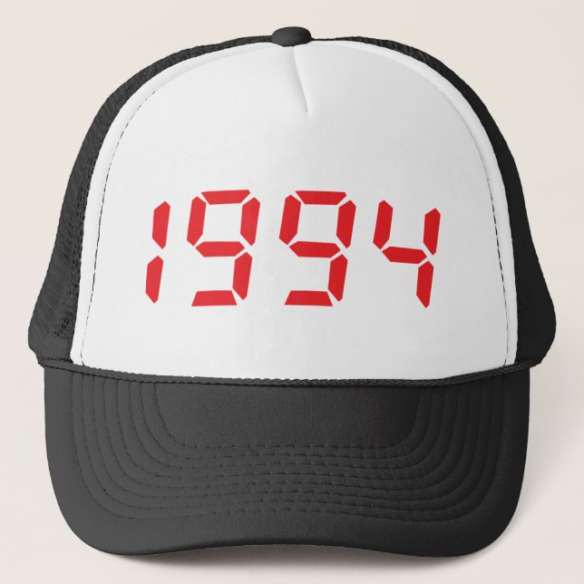 red 1994 icon trucker hat (Front)
