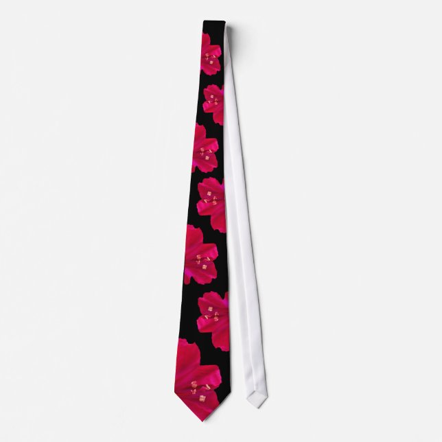 Red 4 O'Clock Tie (Front)