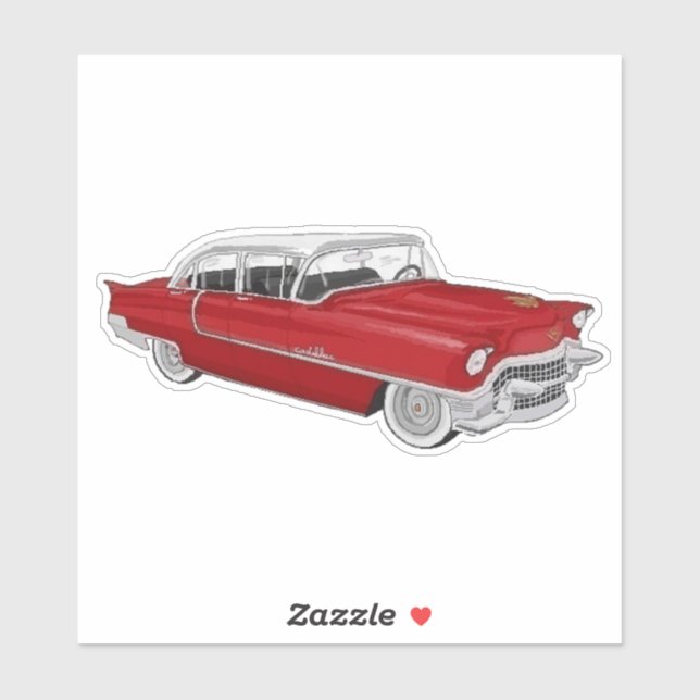 red 50´s Cadillac (Sheet)