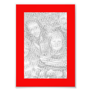 Red 5x7 Frame Photo