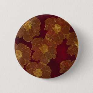 Red 6 Cm Round Badge
