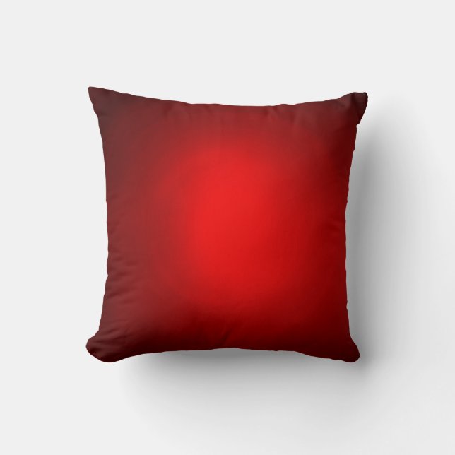 Red abstract lights cushion (Front)