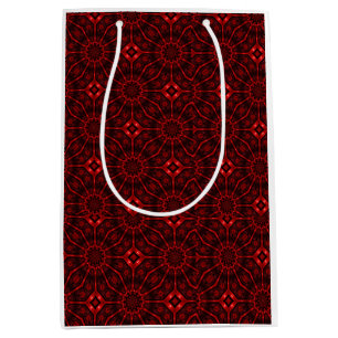 Red Abstract  Medium Gift Bag