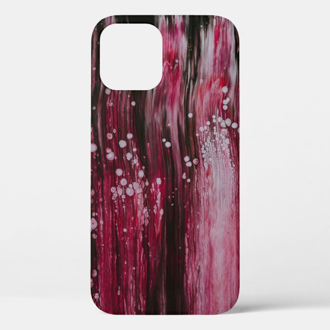 Red abstract painting Case-Mate iPhone case (Back)