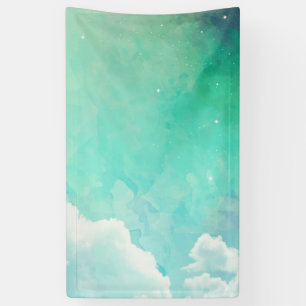 Red Abstract Painting Pattern Banner