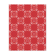 Red Abstract Pattern 28.0 Scrapbook Paper 