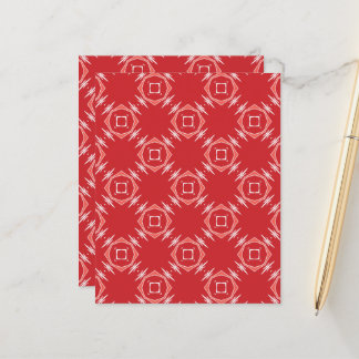 Red Abstract Pattern 28.0 Scrapbook Paper 