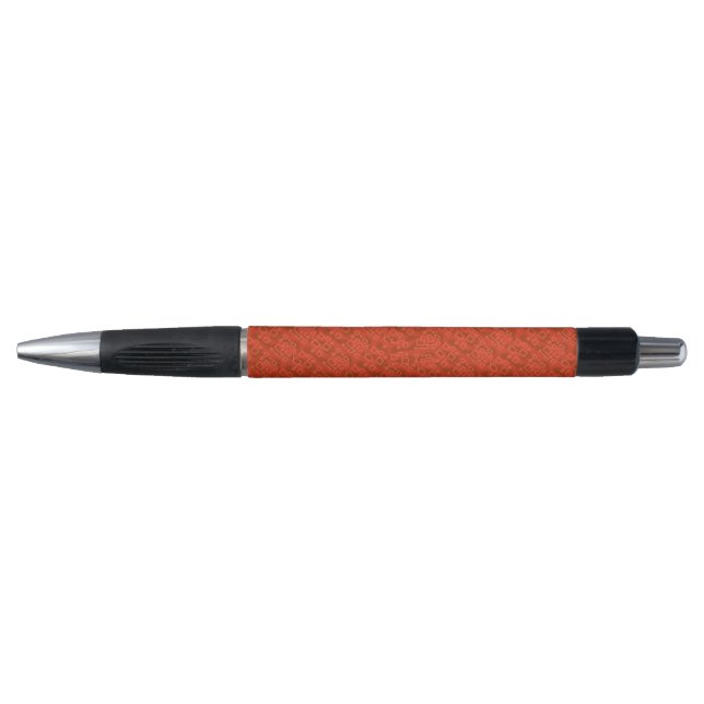 Red Abstract Pen (Front)