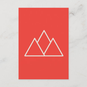 Red Abstract Wallpaper   Bold Minimalist Design Enclosure Card