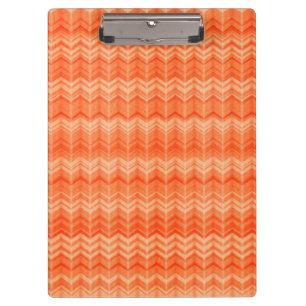 Red abstract zigzag textile pattern clipboard