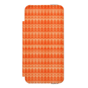 Red abstract zigzag textile pattern incipio watson™ iPhone 5 wallet case