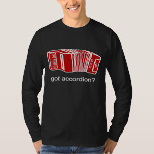 Red Accordion Accordionist Got Accordion Player T-Shirt