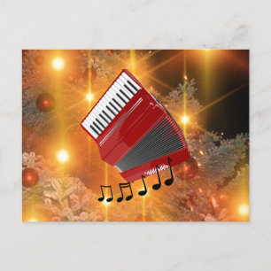 Red Accordion Holiday Design
