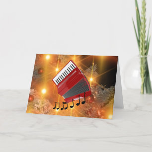 Red Accordion Holiday Design