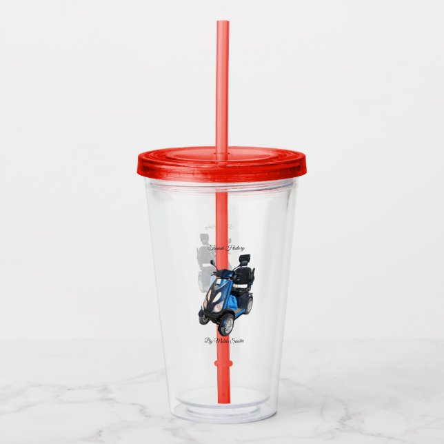 Red Acrylic Tumbler  (Front)