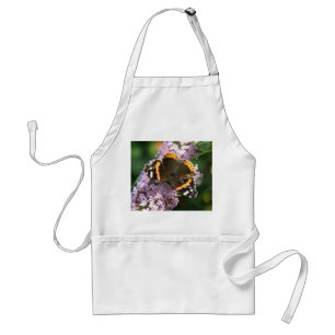 Red Admiral Butterfly and Buddleia Apron