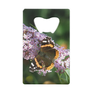 Red Admiral Butterfly and Buddleia Bottle Opener