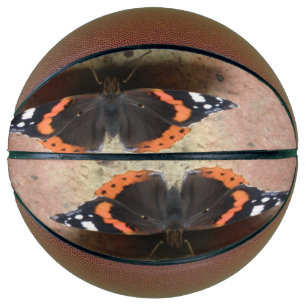 Red Admiral Butterfly Basketballs
