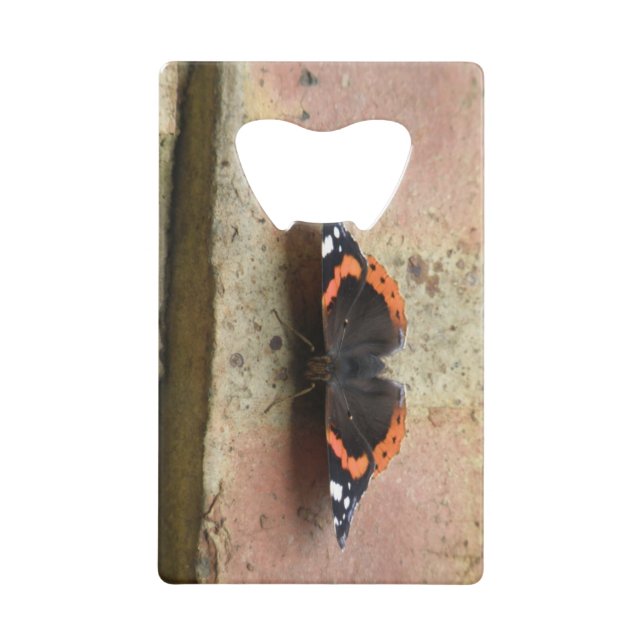 Red Admiral Butterfly Bottle Opener (Front)