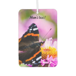 Red Admiral Butterfly Car air freshener