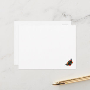 Red Admiral Butterfly Card