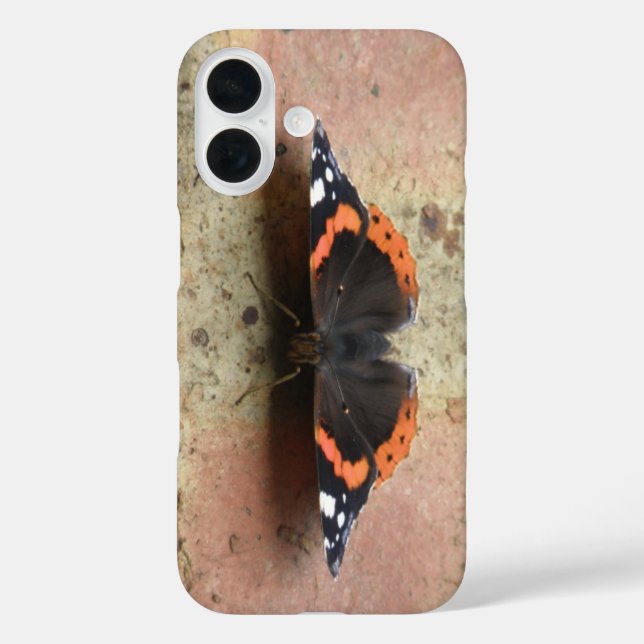 Red Admiral Butterfly Case-Mate iPhone Case (Back)