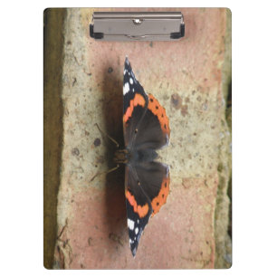 Red Admiral Butterfly Clipboard