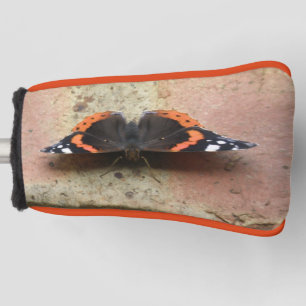 Red Admiral Butterfly Golf Putter Cover